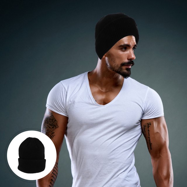 Moluckfu Gorro Moderno Negro Para Con Función Cortaviento Y Uso En Exteriores