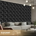 thumbnail image 3 of 29 Sq.Ft 3D Wall Panels, Modern Interior Accent Wall Panel Geometric Textured Wall Tiles for for Living Room Hotel Office,11.8"x11.8", 30Pack, 3 of 7