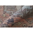 thumbnail image 6 of Feizy Percy Transitional Medallion, Taupe/Red/Brown, 2' x 3' Accent Rug Easy Care Fade Resistant Sheen Bohemian & Eclectic Distressed Floor Rug for Living room Bedroom, 6 of 11