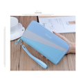 thumbnail image 5 of KEUSN Double Zipper Wallet Ladies Long Large Capacity Clutch Double Layer Wallet Splicing Contrasting Color Change Mobile Phone Bag, 5 of 5