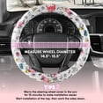 thumbnail image 2 of "Hello Kitty Steering Wheel Cover, Official Sanrio Car Steering Wheel Cover with Universal Size 14.5 - 15.5, Cute White Hello Kitty Car Accessories for Women (Hello Kitty Look at Me) ", 2 of 9