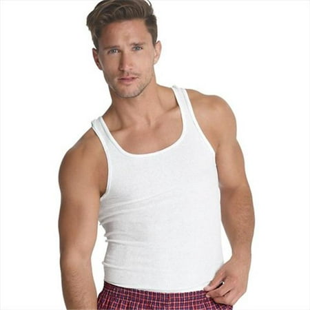 Hanes - Classics Mens White A-Shirts P7 7990W7 - Walmart.com - Walmart.com