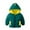 Green, variant on Aoochasliy Coats for Girls Boys Jacket Kids Boys Light Down Coats with Dinosaur Hoodie Girl Clothes