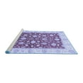 thumbnail image 2 of Ahgly Company Machine Washable Indoor Rectangle Oriental Blue Traditional Area Rugs, 8' x 12', 2 of 4