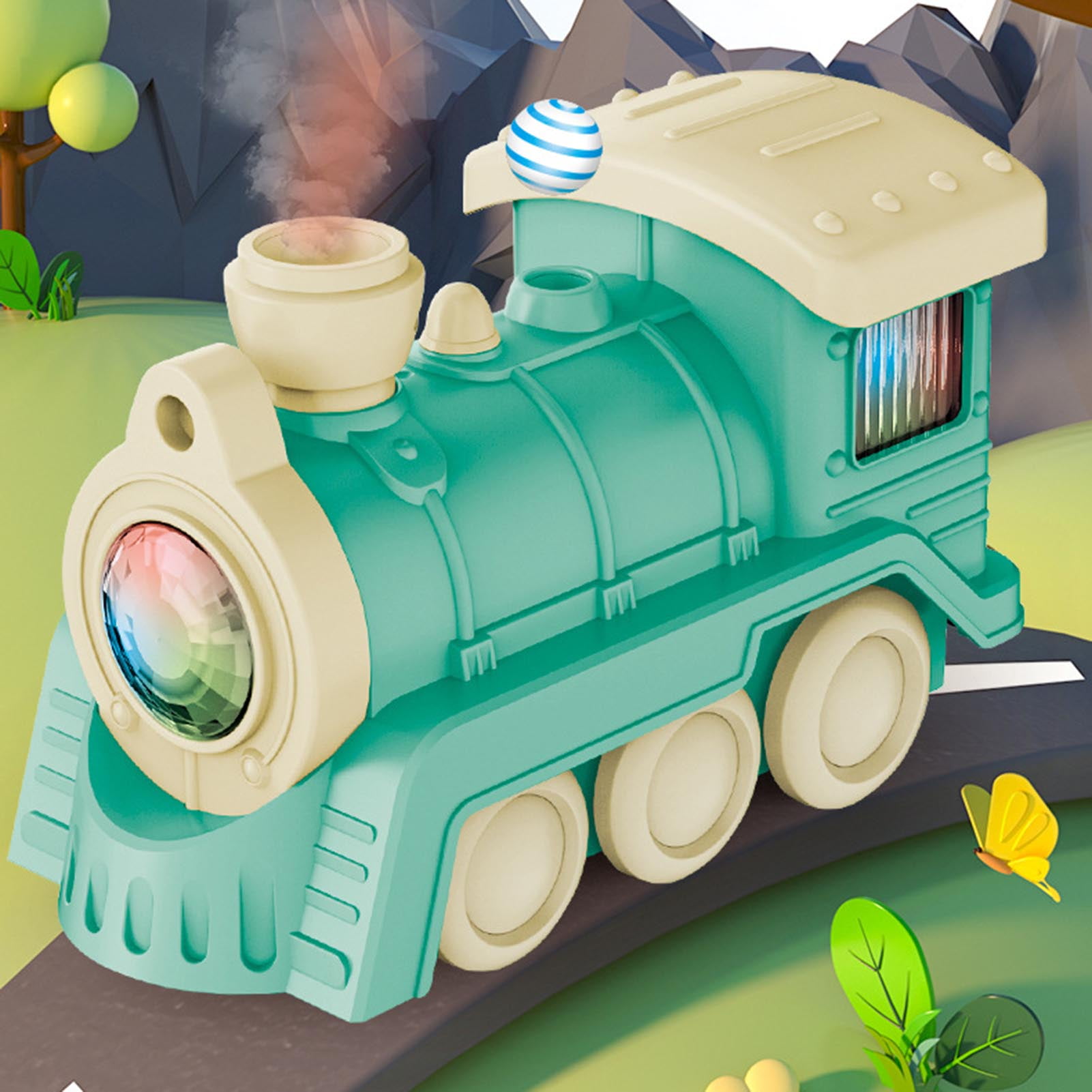 Cheer US Baby Toys, Musical Toys for Toddlers 13, Train Crawling Tummy Time Toys for Kids with