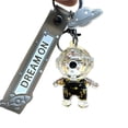 thumbnail image 1 of Keychain Key Holder Cartoon Eye-catching Fine Texture Fade-resistant Delicate Craftsmanship Bag Decor Easy-carrying Lovely Astronaut Keychain Pendant Car Decor, 1 of 6