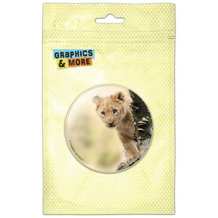 

Baby Lion Cub Refrigerator Button Magnet