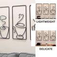 thumbnail image 3 of Arte de la pared Decoración de café, decoración de pared de Metal, colgante de pared, imagen de café, 3 uds., 3 of 4