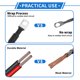thumbnail image 2 of Cable Inversor de Batería 1 Pc 2 AWG 3.5FT 5/16" Lug Universal para Automóvil Vehículo Barco RV Solar Cobre Estaño Negro, 2 of 7