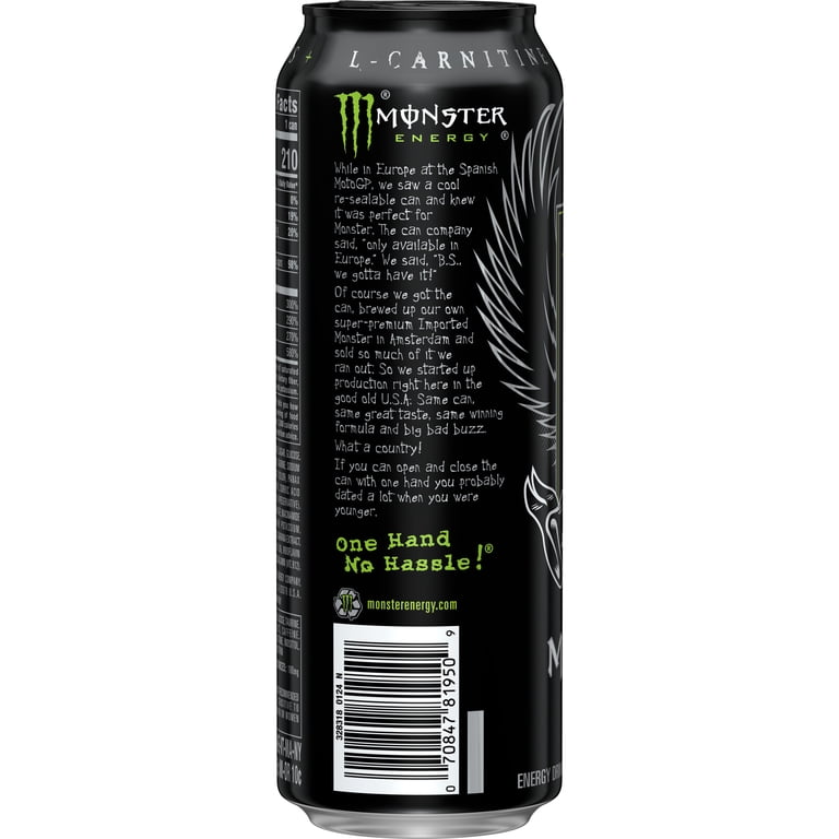 Monster Energy Import Energy Drink 18.6oz Can