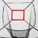 thumbnail image 4 of Red de reemplazo BaseGoal para béisbol y sóftbol 7 pies x 7 pies (SOLO RED), resistente y sin nudos para práctica de pitcheo, bateo y lanzamiento (Negro + Zona de Strikes), 4 of 6