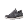 thumbnail image 1 of Mocasines sin cordones Skechers Summits Key Pace para hombre, color carbón/negro, 1 of 6