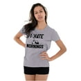 thumbnail image 3 of I Hate Mornings Sleeping Panda Womens Slim Fit Graphic Tee Brisco Brands S, 3 of 5