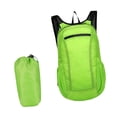 thumbnail image 2 of Mochila plegable de gran capacidad, elegante y compacta, ideal para ir de compras o vacaciones. Verde, 2 of 9