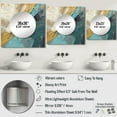 thumbnail image 4 of Designart "Sundown Serenity In Blue And White" Abstract Shapes Pink Large Square Mirror - Square Bedroom Mirror Printed Wall Decor - Transitional Square Printed Wall Mirror Art, 4 of 5