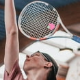 thumbnail image 4 of YSNOOWE 4Pcs Tennis Racket Dampeners Vibration Reduction in Pink for All Ages Players, 4 of 8