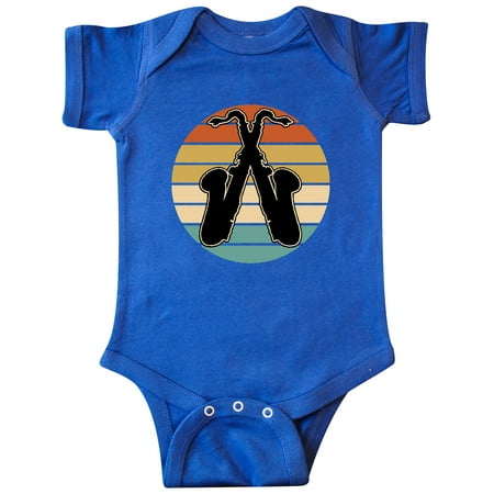 

Inktastic Saxophone Music Vintage Band Gift Baby Boy or Baby Girl Bodysuit