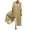 Beige, variant on Lovskoo 2024 Cotton Linen Jumpsuits for Women Dressy Casual Plus Size Zipper Jumpsuit Summer Long Sleeve Crewneck Elastic Waist Long Rompers Olive Green
