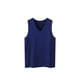 thumbnail image 1 of Qarigey Ropa interior sin mangas para hombres Chaleco deportivo de ajuste a la moda Amigable con la piel Cuidado fácil Muchos colores Underwaist Fitness Camisetas Azul oscuro XL 115-125 Libras Qarigey AP013342-06, 1 of 6