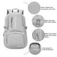 thumbnail image 4 of Mochila ZOMAKE ligera y Plegable 35 L resistente al agua gris plateado, 4 of 5