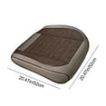 thumbnail image 3 of TOUMENY Premium Car Seat Cushion, Breathable Linen All-Seat Cover for Enhanced Driving Comfort, 4-Season Supportive Auto Cushion with Airflow Design, 3 of 6