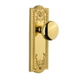 thumbnail image 2 of Grandeur Parfav_Psg_234 Parthenon Solid Brass Rose Passage Door Knob Set - Grey, 2 of 7
