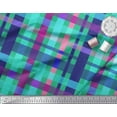 thumbnail image 3 of Soimoi Cotton Duck Fabric Check Check Print Fabric by Yard 42 Inch Wide, 3 of 3