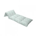 thumbnail image 4 of Turquoise Floor Pillow Lounger Cover, Flowers Butterflies Leaves Pattern Springtime Romantic Design Nature, Nap Mat Printed Fabric Case for 5 Pillows, 88" x 36", Turquoise Seafoam Pearl, by Ambesonne, 4 of 5