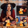thumbnail image 5 of Kiddiway Halloween Ghost Bookshelf Night Light – Wizard Reading Lamp with Cute Decor, Glowing Lantern for Bookshelf, Bedside Table Accent, Spooky Bookworm Prop,B, 5 of 5