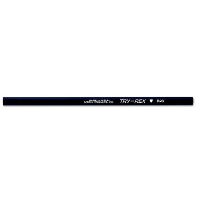 J.R. Moon Pencil Co. Jrmb23 Pencils Try-Rex Intermed. Untipped-12/Pk
