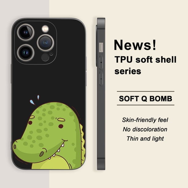 Proteja su iPhone con estilo con esta elegante funda de goma TPU a prueba de golpes