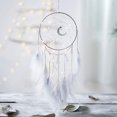 thumbnail image 1 of Atrapasueños, Atrapasueños de plumas, Atrapasueños con luz LED, Atrapasueños hecho a mano para dormitorio de niños, decoración colgante de pared, regalo de bendición y W, 1 of 4