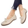 thumbnail image 3 of Sngxgn Women’s Flats Shoes Ballet Flats Dressy Comfortable(Beige,41), 3 of 5