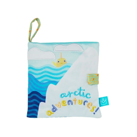 UPC: 0011964513093 | Manhattan Toy Arctic Adventure Machine Washable Soft Bath Time Activity Book for Infants and Toddlers
