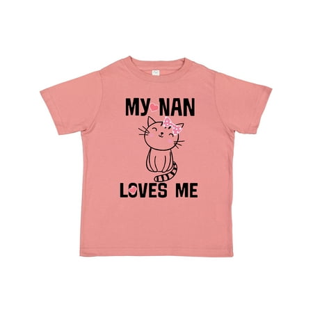 

Inktastic Nan Loves Me Girls Gift Toddler Toddler Girl T-Shirt