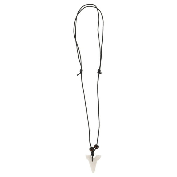 OUNONA Shark's Tooth Charm Pendant Shark's Tooth Necklace Women Cooling Jewelry