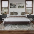 thumbnail image 4 of AFI Pasadena 12" Espresso Solid Wood Low Profile Platform Bed, Queen, 4 of 11