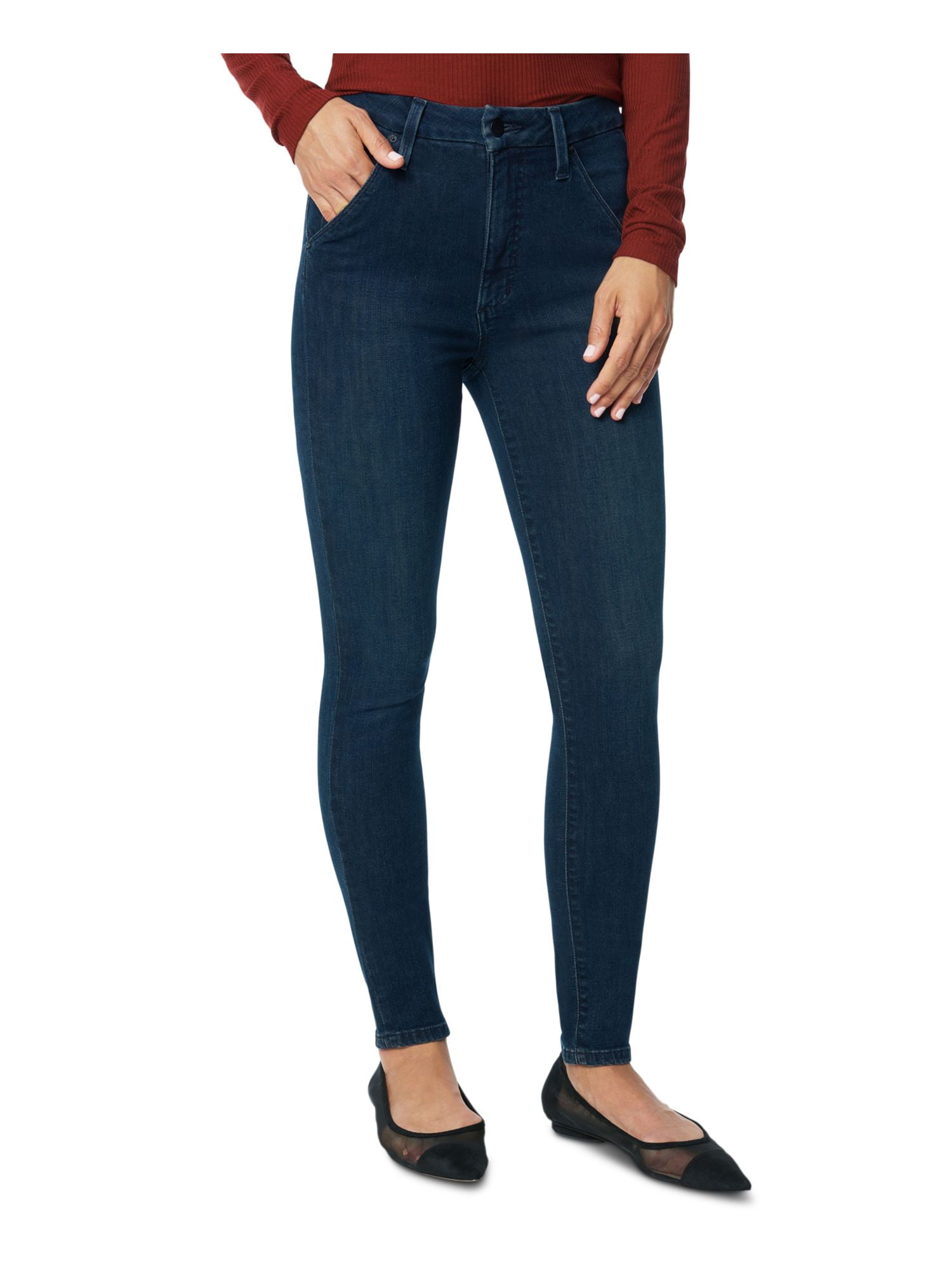 JOE'S Womens Navy Zippered Jeans Size 