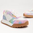 thumbnail image 7 of Sam Edelman Layla Rainbow Lace Up Low Top Chunky Heeled Fashion Sneakers (Rainbow, 13), 7 of 7