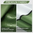 thumbnail image 3 of Green Shower Curtain for Bathroom，Boho Fabric Striped Shower Curtain Polyester Waterproof Modern Farmhouse Shower Curtain with Hooks 72"W x 84"L (Pack of 1), 3 of 6