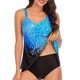 thumbnail image 5 of Sonducket 2021 traje de baño Sexy de piezas para mujer, traje de baño acolchado, traje de baño estampado sin espalda, traje de baño con cuello en V Traje de baño Lago azul XXL Sonducket OD001290-23, 5 of 6