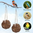 thumbnail image 3 of Hemoton 3pcs Outside Roosting Pocket Bird Nesting Material for Hummingbird Nest and Hanging Decor, 3 of 9