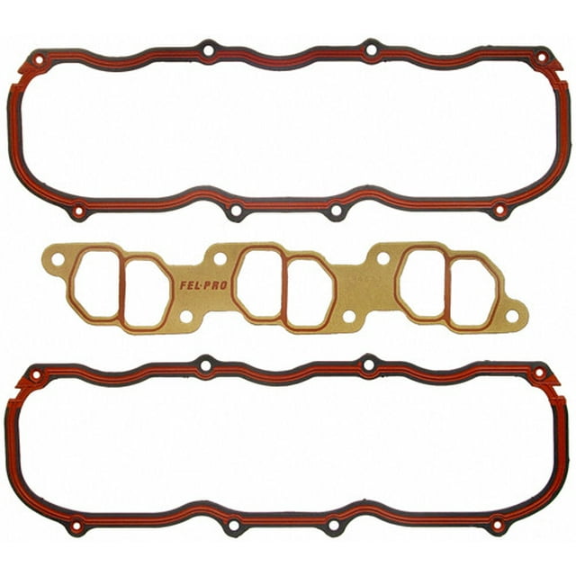 Fel-Pro Gaskets Valve Cover Gasket VS 50368 T PermaDryPlus; OE Replacement; Intake Manifold Upper Set Included