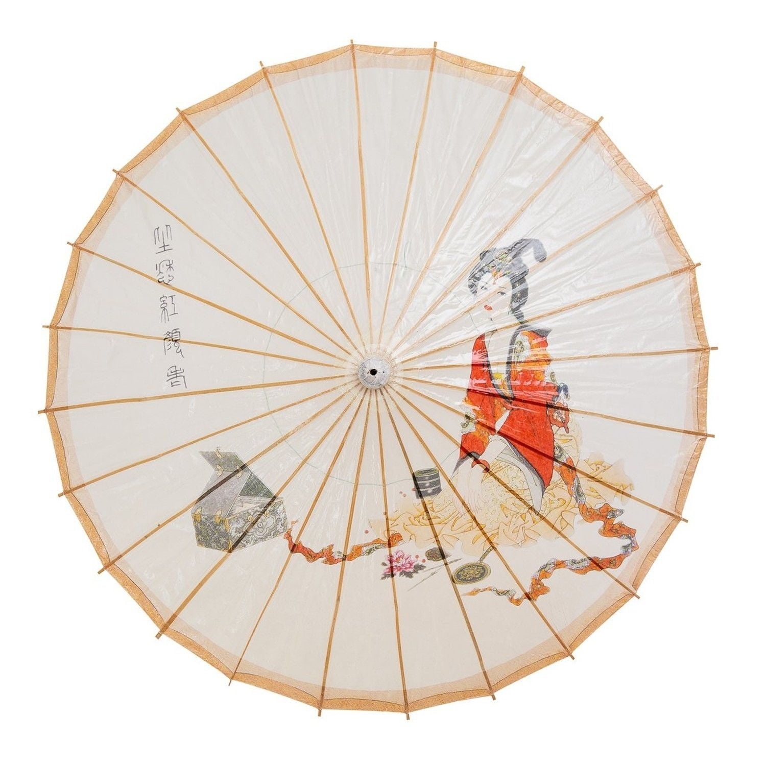 THY COLLECTIBLES Rainproof Handmade Chinese Oiled Paper Umbrella Parasol 33"... 