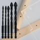 thumbnail image 4 of Wear-resistant 5 PC Set Hexagon Handle Crucifix for Triangle Drill Long Sturdy Wear-resistant Twist Drill Set Smooth Ch, 4 of 4