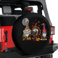 thumbnail image 2 of Lotusprinthandmade Gnomes Halloween Spare Tire Cover With Backup Camera Hole, Gnomes Tire Cover, 2 of 7
