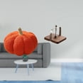 thumbnail image 2 of Cojín de calabaza de Halloween, servilletero, organizador de pañuelos de madera de nogal, decoración de sofá, juguete suave, adecuado para el hogar, d, 2 of 8