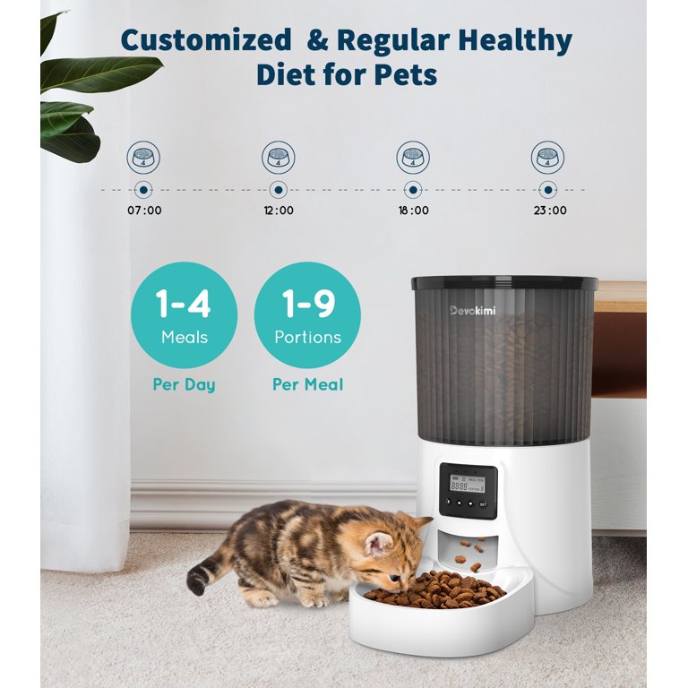 Voovpet Automatic Pet Feeder, Interactive Dog Toys, Dog Food