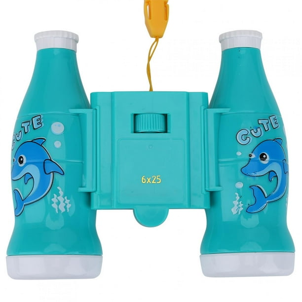 RiToEasysports Jumelles Mini Pour Enfants – Grossissement 6x, Légères (118 G), Coque Souple, Réglables, Pour Observation D’oiseaux Et Aventures, Dès 3 Ans