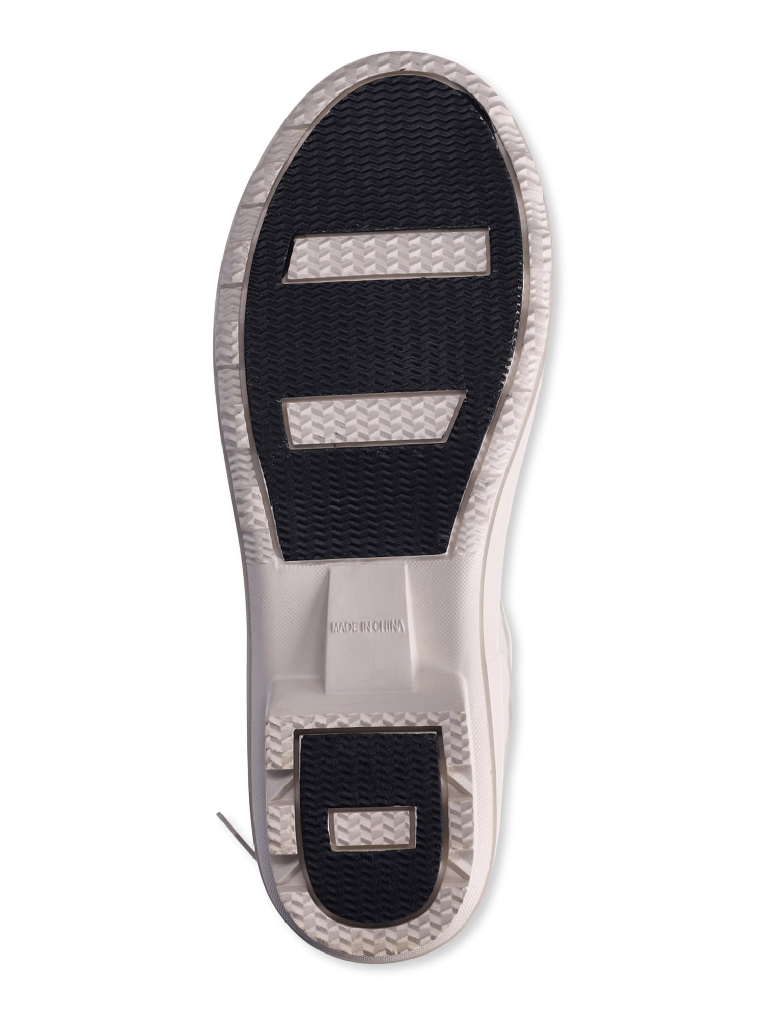 Time and Tru Women's Quilted Rain Boots with Buckle